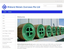 Tablet Screenshot of midmetal.com.sg